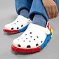 Crocs LEGO 4LW System Clog K - כפכפי קלוג קרוקס לגו לילדים בצבע לבן