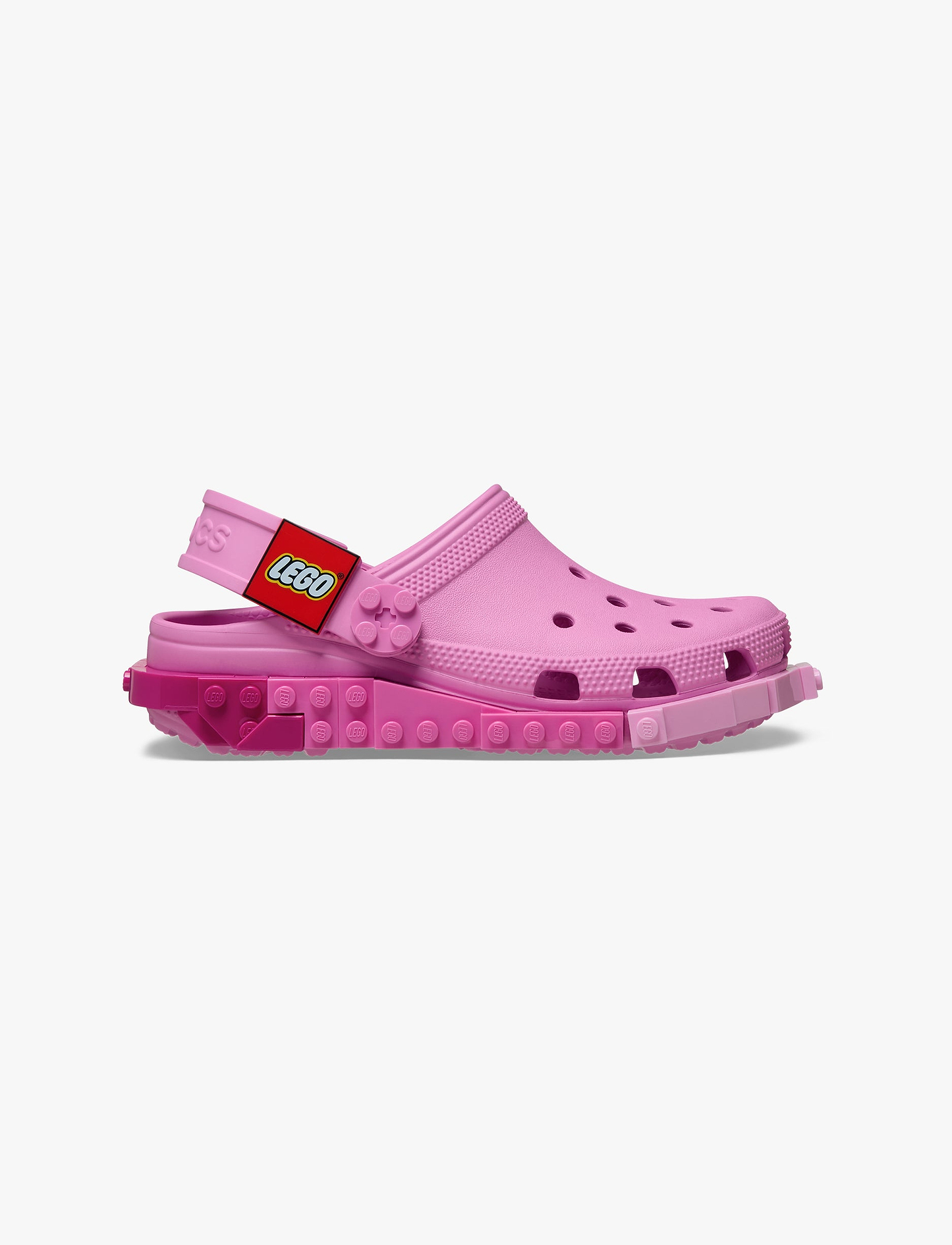 Crocs LEGO 4LW System Clog K - כפכפי קלוג קרוקס לגו לילדים בצבע ורוד טאפי