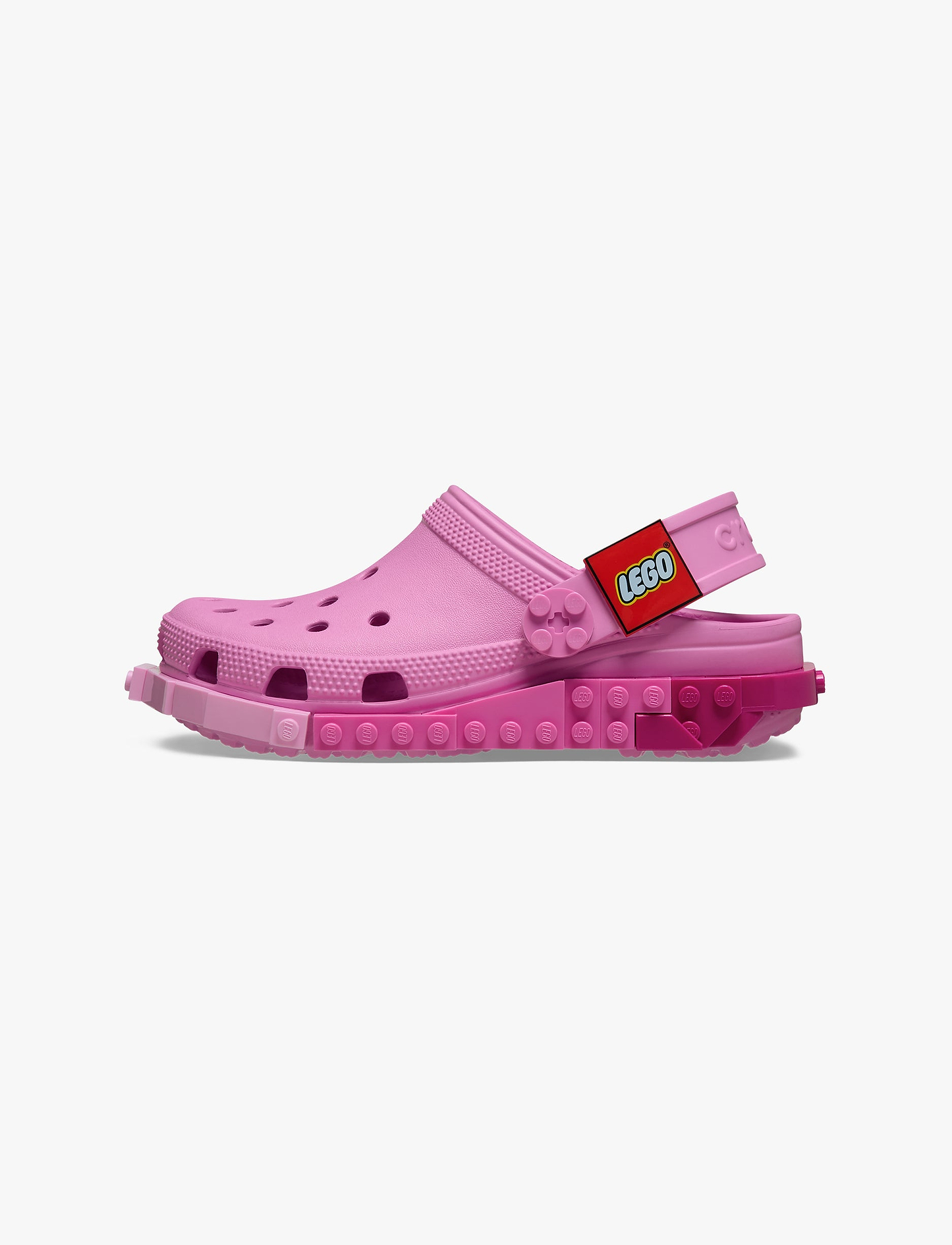 Crocs LEGO 4LW System Clog K - כפכפי קלוג קרוקס לגו לילדים בצבע ורוד טאפי