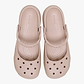Crocs Classic Ballet - כפכפי בובה קרוקס לנשים בצבע קוורץ