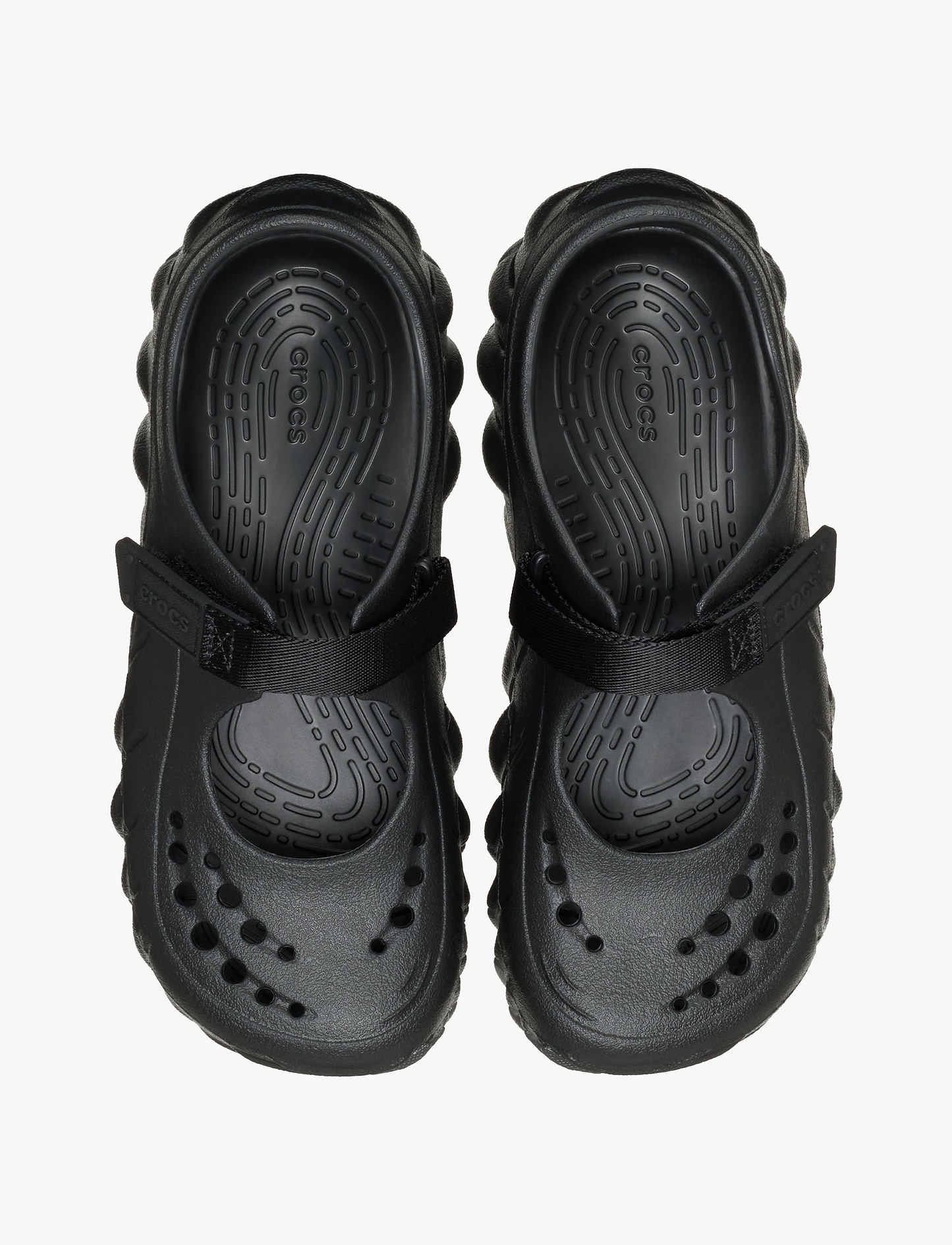 Crocs Echo Mary Jane - נעלי מרי ג'יין קרוקס לנשים בצבע שחור