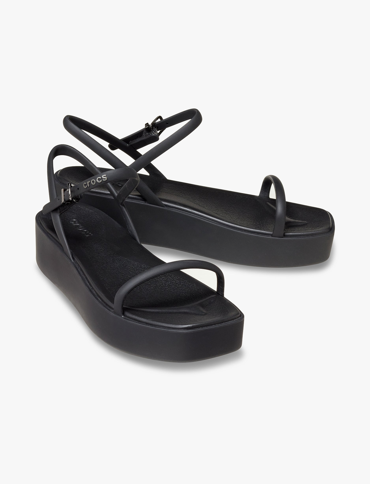 Crocs Miami Platform Y Strap Sandal - סנדלי פלטפורמה קרוקס לנשים