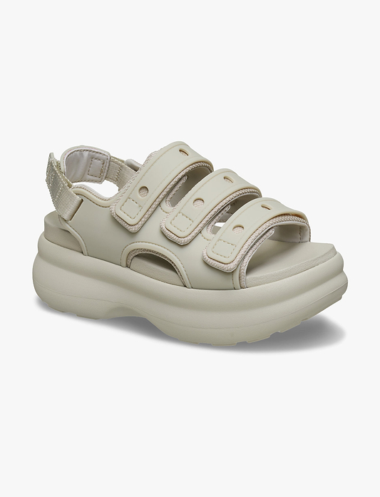 Crocs Soho Frosted Sport Sandal - סנדלי פלטפורמה קרוקס סוהו לנשים בצבע מטאור