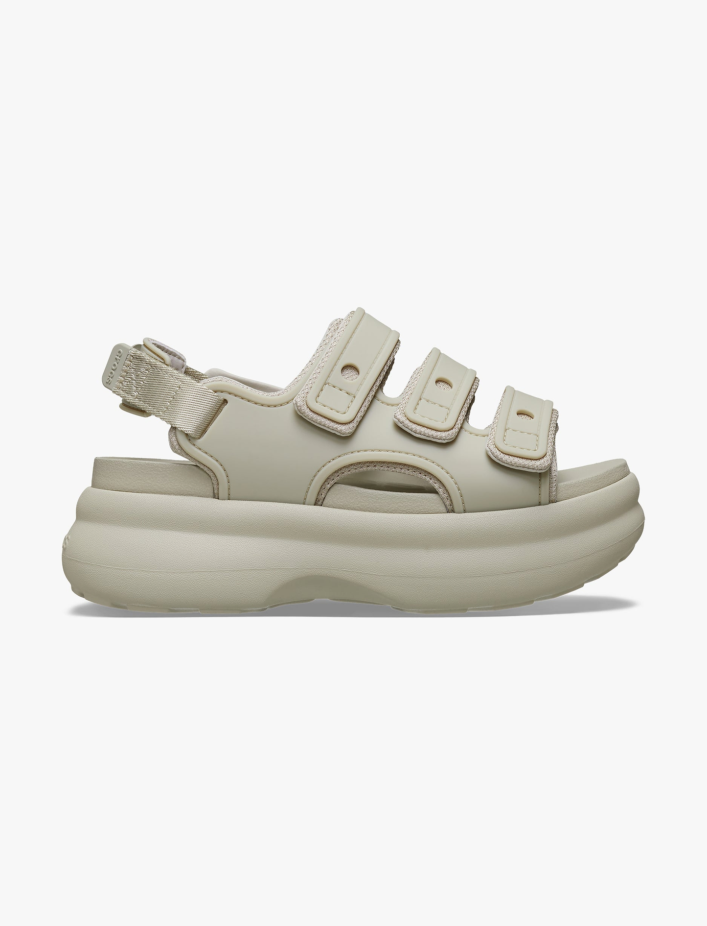 Crocs Soho Frosted Sport Sandal - סנדלי פלטפורמה קרוקס סוהו לנשים בצבע מטאור