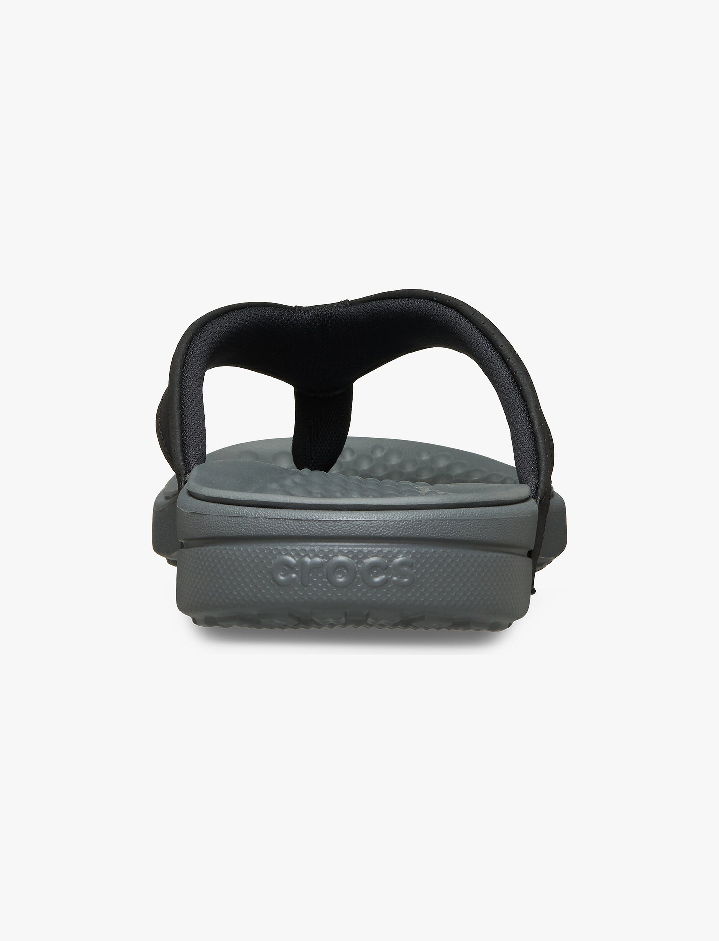 Crocs Yukon Surf LR Flip - כפכפי אצבע קרוקס לגברים בצבע אפור סלייט/שחור