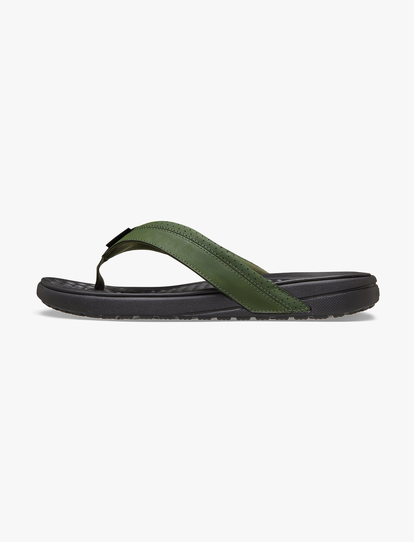 Crocs Yukon Surf LR Flip - כפכפי אצבע קרוקס לגברים בצבע ארמי ירוק / שחור