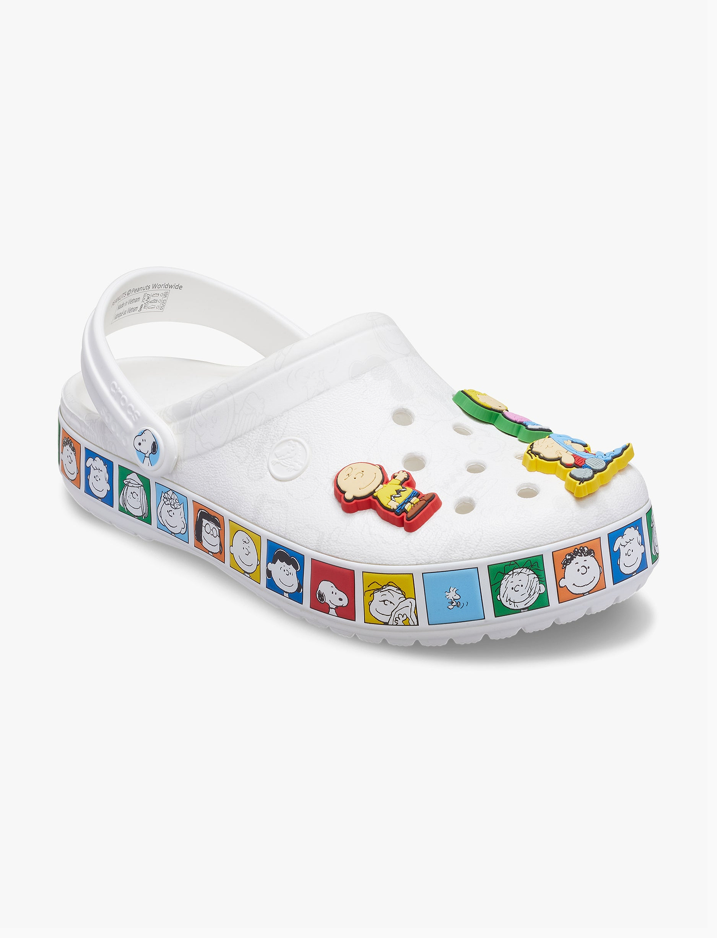 Crocs Peanuts Crocband Clog - כפכפי קלוג קרוקס פינטס בצבע לבן