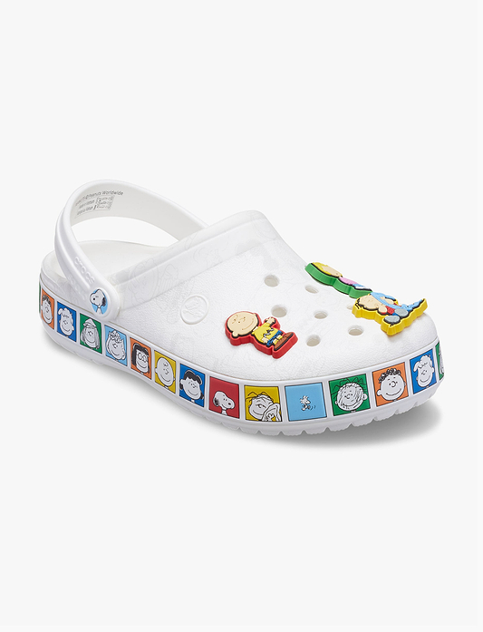 Crocs Peanuts Crocband Clog - כפכפי קלוג קרוקס פינטס בצבע לבן