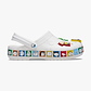 Crocs Peanuts Crocband Clog - כפכפי קלוג קרוקס פינטס בצבע לבן