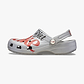 Crocs Diet Coke Classic Clog - כפכפי קרוקס קלאסיק קלוג דיאט קוקה קולה בצבע אפור/אדום