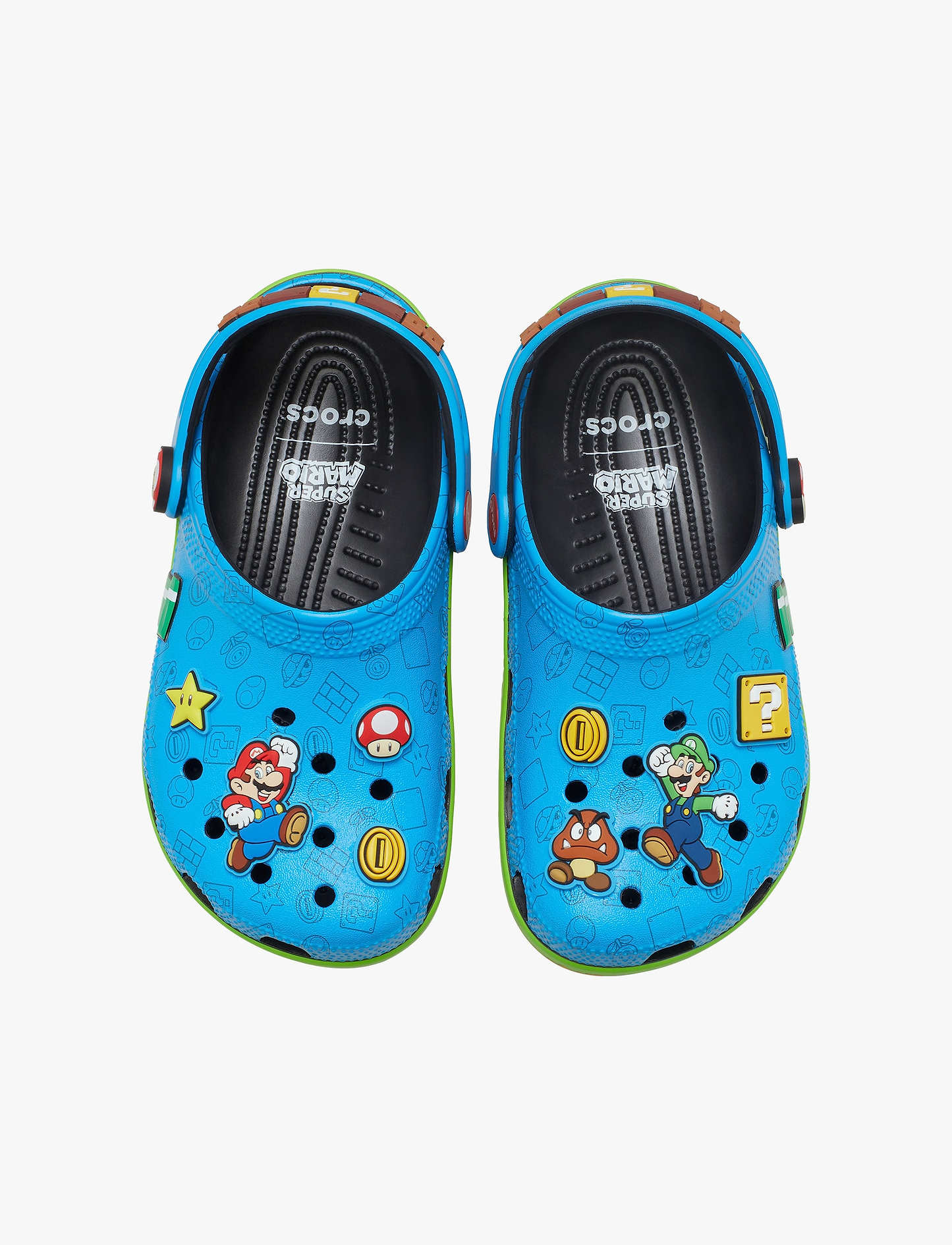 Crocs Super Mario Core Classic Clog Kids - כפכפי קרוקס סופר מריו לילדים