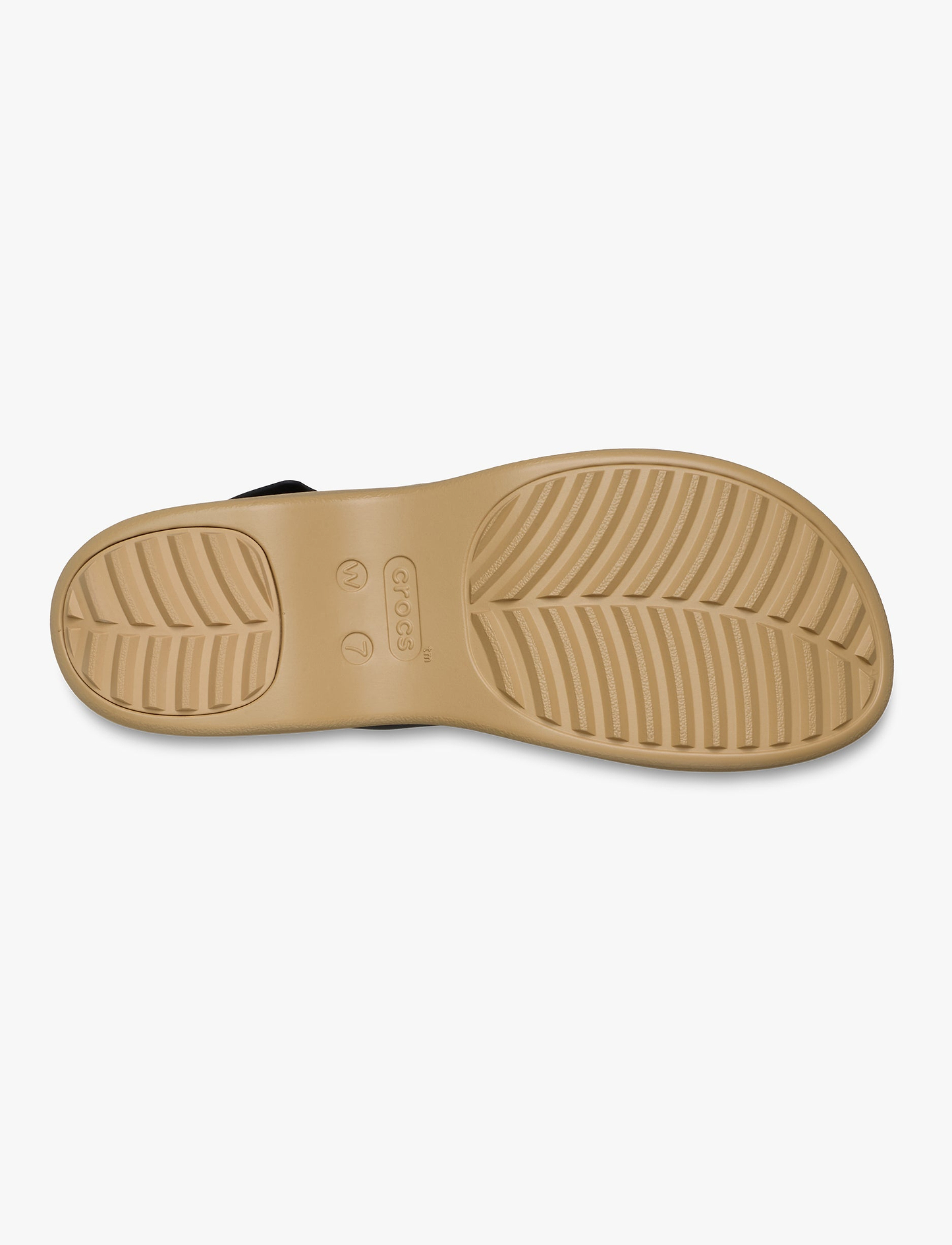 Crocs Brooklyn Sky Sandal - סנדלי פלטפורמה קרוקס ברוקלין סקיי לנשים בצבע שחור/חום קשיו