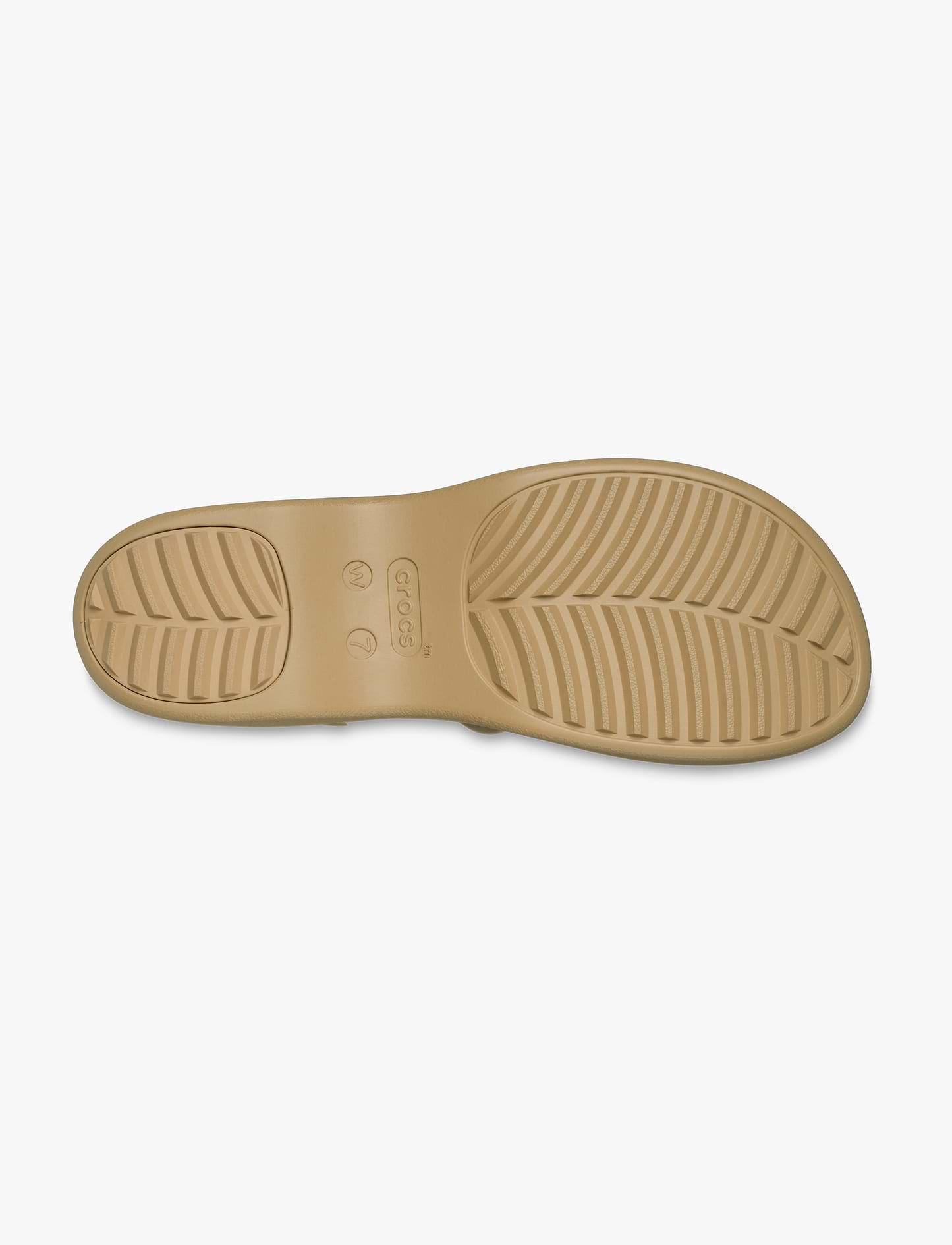 Crocs Brooklyn Sky Sandal - סנדלי פלטפורמה קרוקס ברוקלין סקיי לנשים בצבע פרפה/חום קשיו
