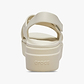 Crocs Brooklyn 4U Cross Strap Sandal - סנדלי פלטפורמה קרוקס ברוקלין לנשים בצבע פרפה
