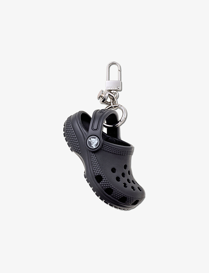 Crocs Classic Clog Bag Charm - מחזיק מפתחות קרוקס בצבע שחור