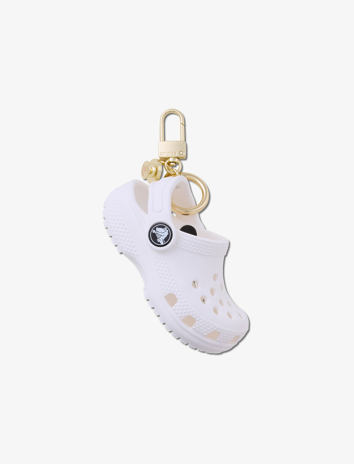 Crocs Classic Clog Bag Charm - מחזיק מפתחות קרוקס בצבע לבן