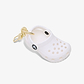 Crocs Classic Clog Bag Charm - מחזיק מפתחות קרוקס בצבע לבן