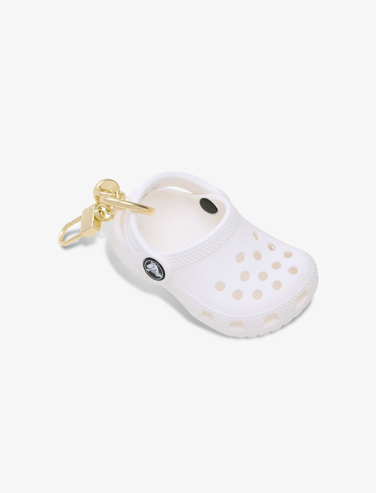 Crocs Classic Clog Bag Charm - מחזיק מפתחות קרוקס בצבע לבן