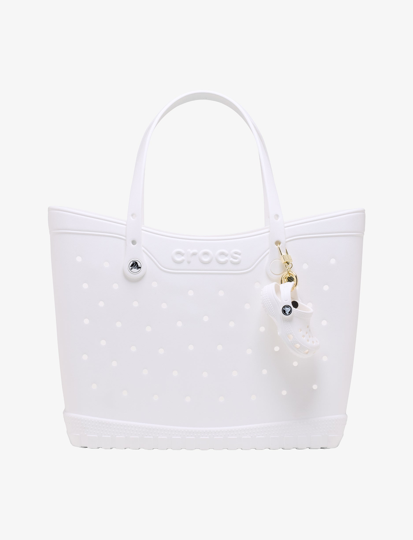 Crocs Classic Clog Bag Charm - מחזיק מפתחות קרוקס בצבע לבן