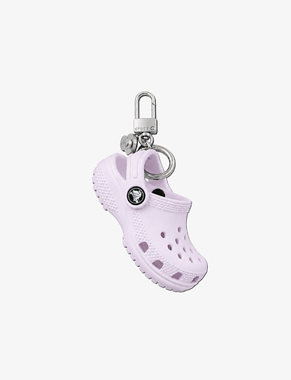 Crocs Classic Clog Bag Charm - מחזיק מפתחות קרוקס בצבע ורוד קרחוני