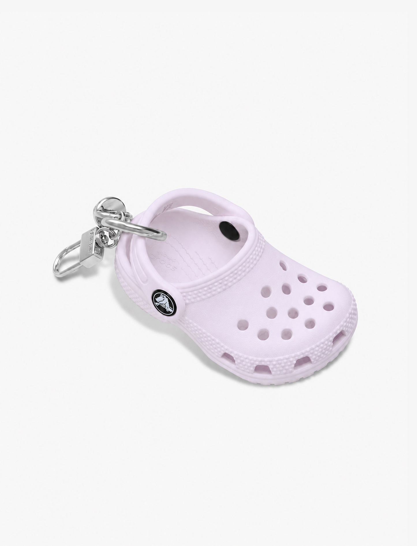 Crocs Classic Clog Bag Charm - מחזיק מפתחות קרוקס בצבע ורוד קרחוני