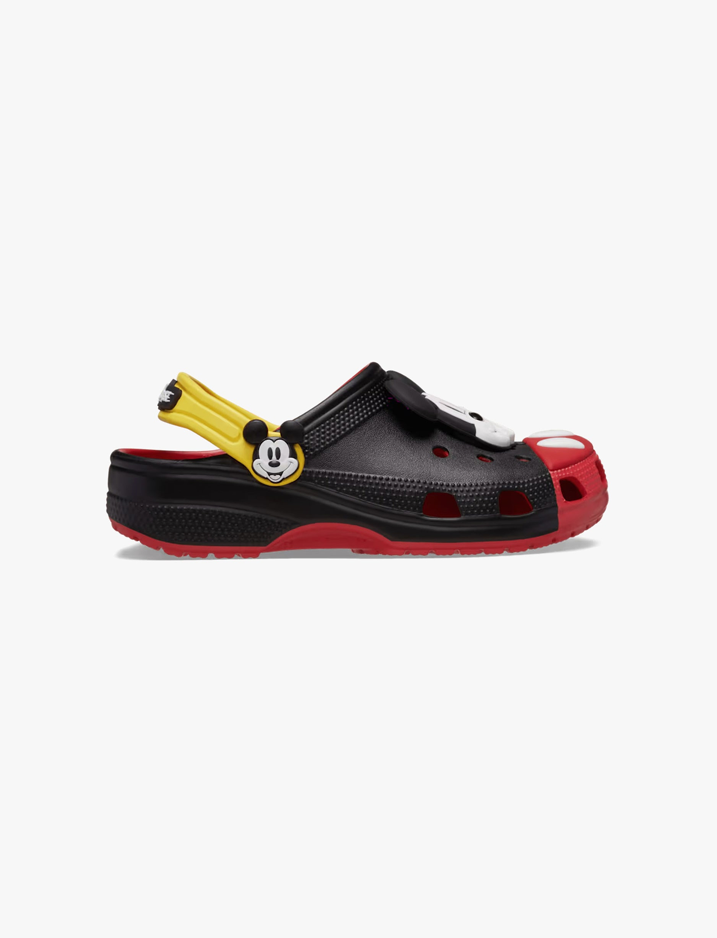 Crocs Mickey Mouse Classic Clog T- כפכפי קלוג קרוקס מיקי מאוס לילדים מידות קטנות בצבע שחור/אדום