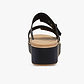 Crocs Brooklyn Buckle Matte Wrap LW - כפכפי פלטפורמה קרוקס ברוקלין לנשים בצבע שחור