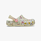 Crocs Classic Unicorn Graphic Clog - כפכפי קרוקס קלוג חד קרן בצבע קרם לקטנטנים