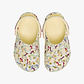 Crocs Classic Unicorn Graphic Clog - כפכפי קרוקס קלוג חד קרן בצבע קרם לקטנטנים