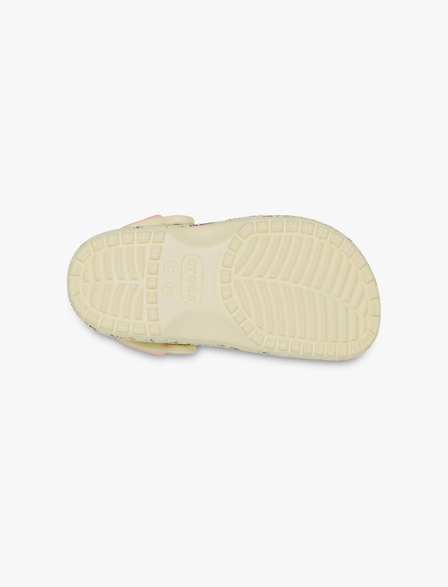 Crocs Classic Unicorn Graphic Clog - כפכפי קרוקס קלוג חד קרן בצבע קרם לקטנטנים