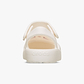 Crocs Classic Flower Fisherman T -  סנדלי קרוקס לקטנטנים בצבע לבן גיר