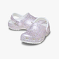 Crocs Classic Fantasy Glitter Clog T - כפכפי קרוקס קלוג נצנצים לילדים בצבע לבן