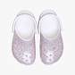 Crocs Classic Fantasy Glitter Clog T - כפכפי קרוקס קלוג נצנצים לילדים בצבע לבן
