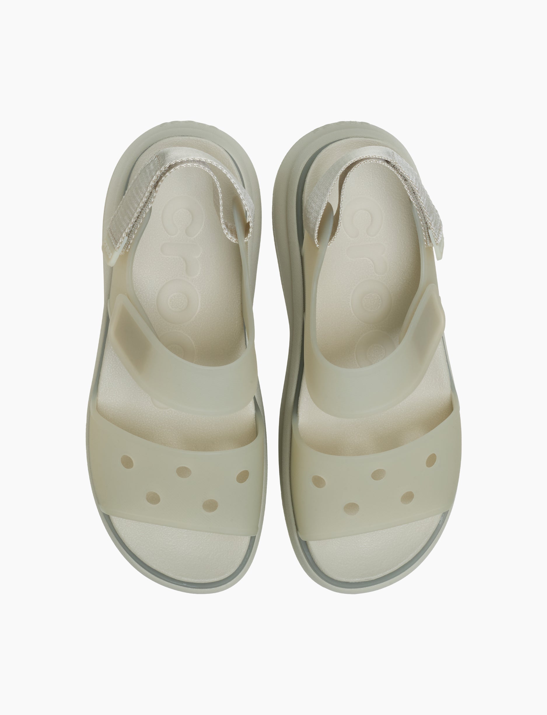 Crocs Soho Frosted Y Strap Sandal - סנדלי פלטפורמה קרוקס לנשים