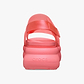 Crocs Soho Frosted Y Strap Sandal - סנדלי פלטפורמה קרוקס לנשים בצבע גויאבה