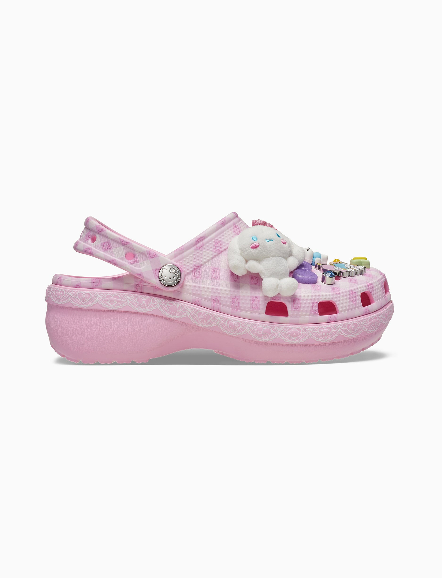 Crocs Hello Kitty and Friends Classic Platform Clog - כפכפי קרוקס פלטפורמה הלו קיטי וחברים לנשים בצבע ורוד