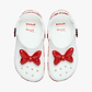 Crocs Minnie Mouse Classic Clog - כפכפי קרוקס מיני מאוס לנשים בצבע לבן/אדום