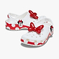 Crocs Minnie Mouse Classic Clog - כפכפי קרוקס מיני מאוס לנשים בצבע לבן/אדום
