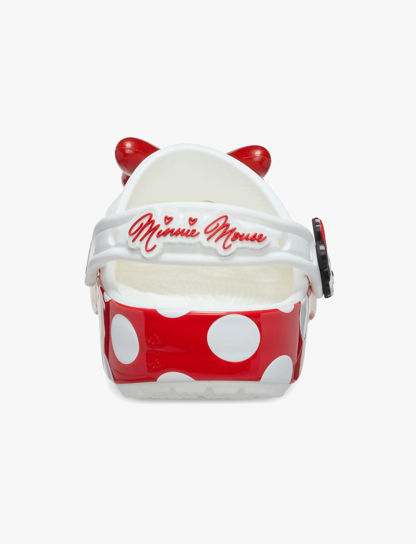 Crocs Minnie Mouse Classic Clog - כפכפי קרוקס מיני מאוס לנשים בצבע לבן/אדום