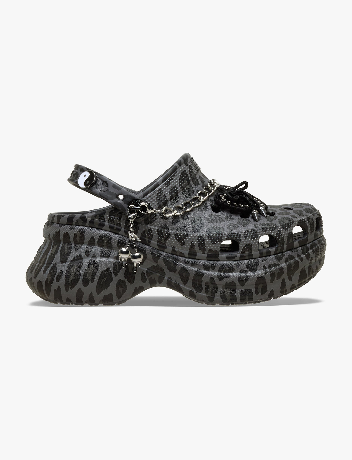 Crocs Bae Leopard Clog - כפכפי פלטפורמה קרוקס לנשים