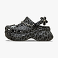 Crocs Bae Leopard Clog - כפכפי פלטפורמה קרוקס לנשים