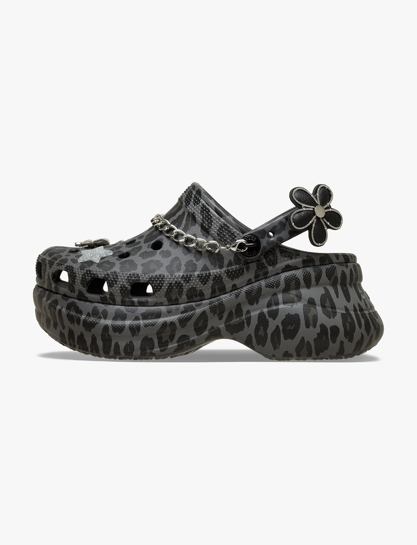 Crocs Bae Leopard Clog - כפכפי פלטפורמה קרוקס לנשים