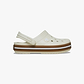 Crocs Crocband Gum Clog K - סנדלי קרוקבנד גאם לילדים בצבע לבן פסגה