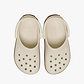 Crocs Crocband Gum Clog K - סנדלי קרוקבנד גאם לילדים בצבע לבן פסגה