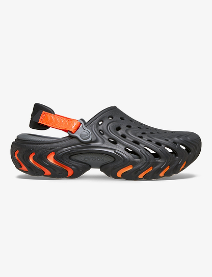 Crocs Echo II - כפכפי קרוקס אקו בצבע שחור/כתום עז