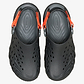 Crocs Echo II - כפכפי קרוקס אקו בצבע שחור/כתום עז
