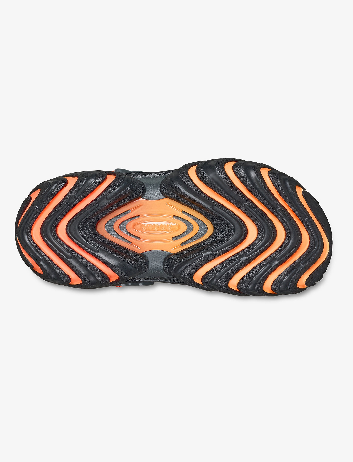 Crocs Echo II - כפכפי קרוקס אקו בצבע שחור/כתום עז