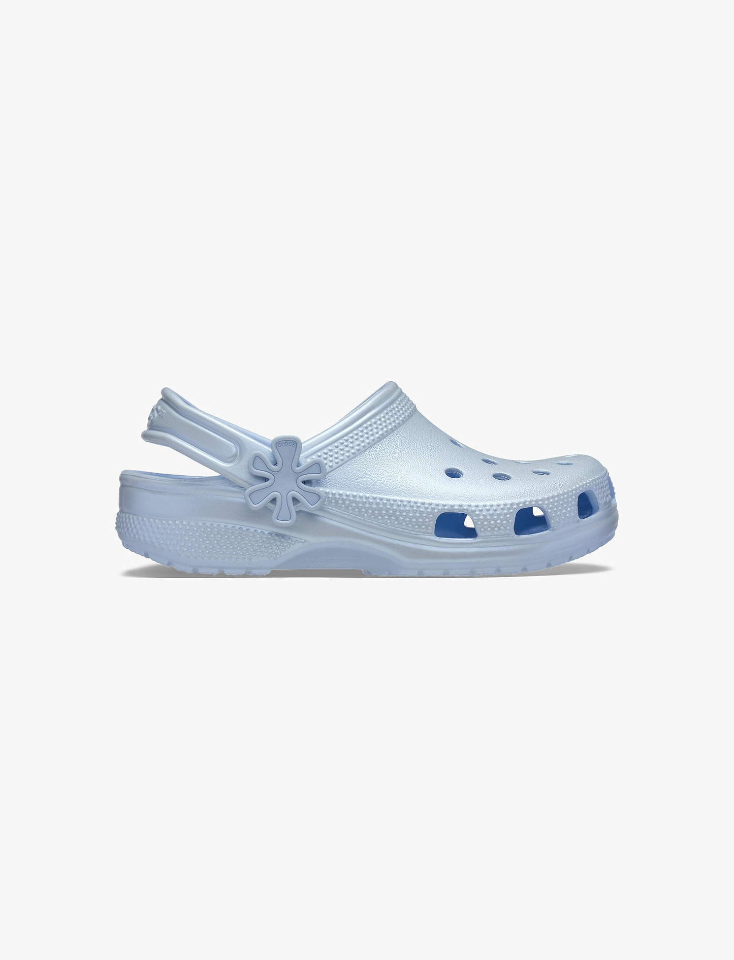 Crocs Kids' Classic Pearl Shine Clog - כפכפי קרוקס פנינה לילדים בצבע כחול פרוסט