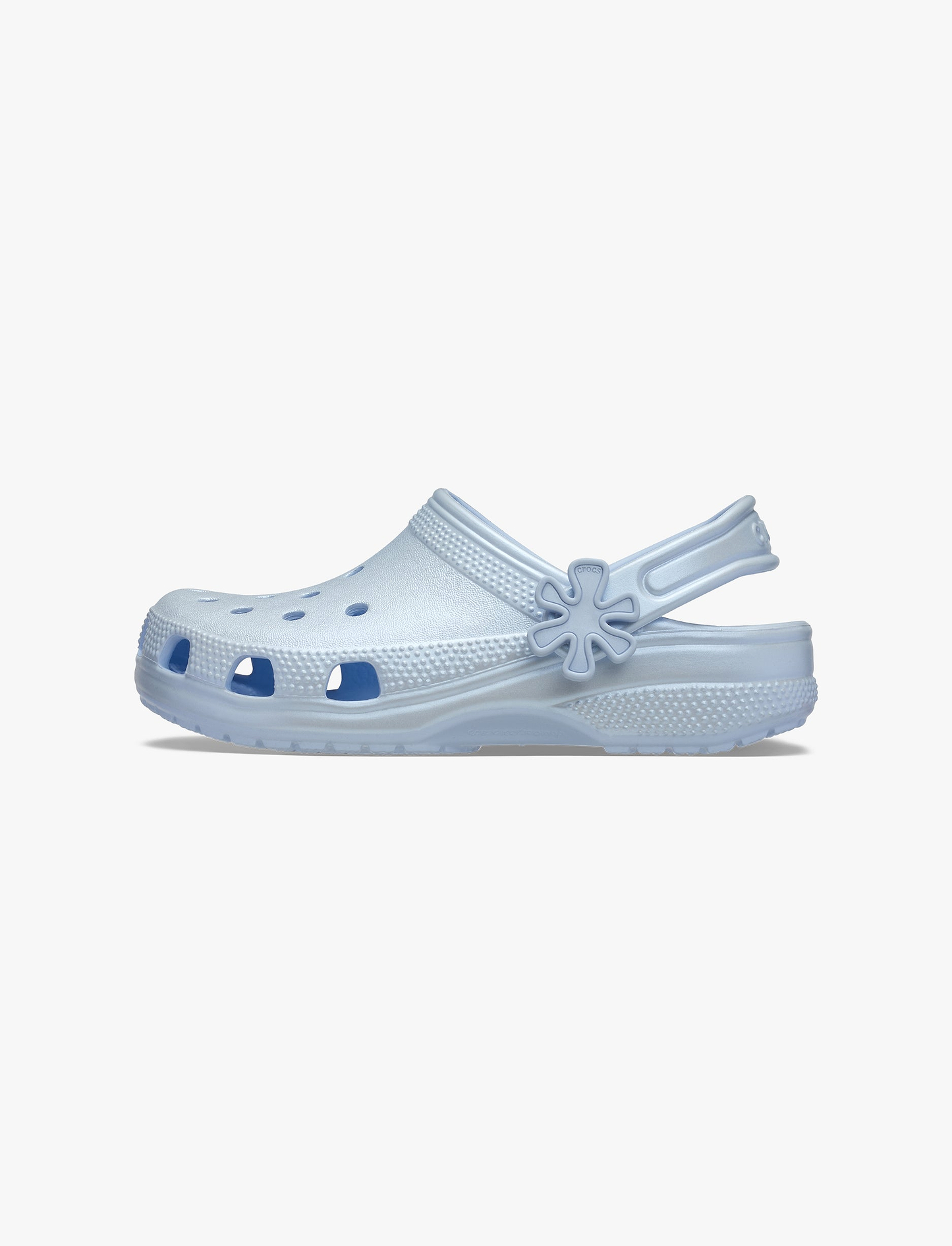 Crocs Kids' Classic Pearl Shine Clog - כפכפי קרוקס פנינה לילדים בצבע כחול פרוסט