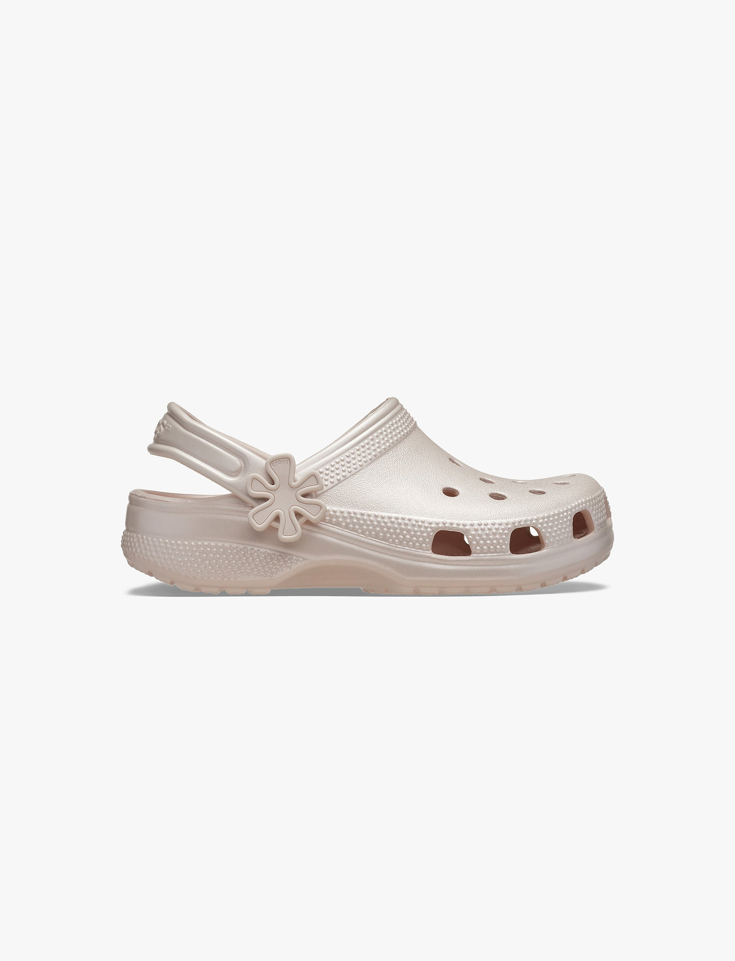 Crocs Kids' Classic Pearl Shine Clog - כפכפי קרוקס פנינה לילדים בצבע קוורץ